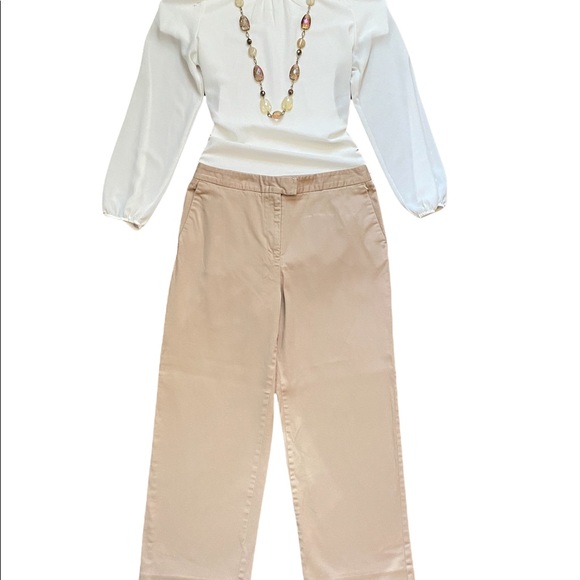 Charter Club Womens Cropped Pants , Flat Front Cropped Pants, Womens Pants - Picture 3 of 10